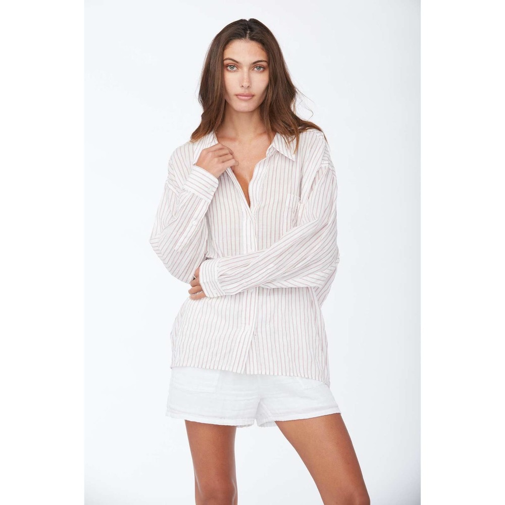 Sundays | Lorena Shirt | Blush Stripe